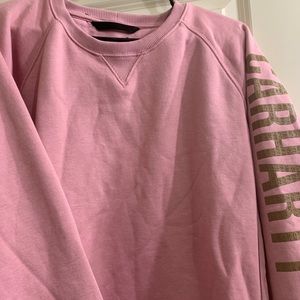 Carhartt Women’s Crewneck Sweatshirt Pink Blush Size XL